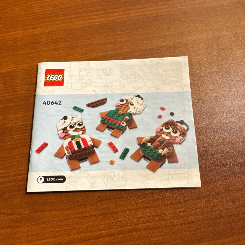 LEGO Gingerbread Ornaments MANUAL ONLY